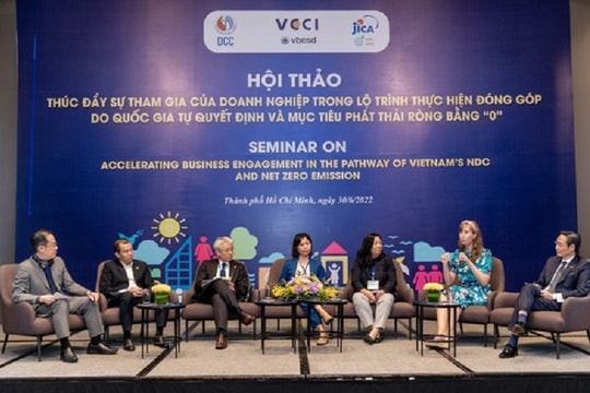 Thúc đẩy sự tham gia của khối tư nhân trong lộ trình thực hiện mục tiêu phát thải ròng bằng "0"