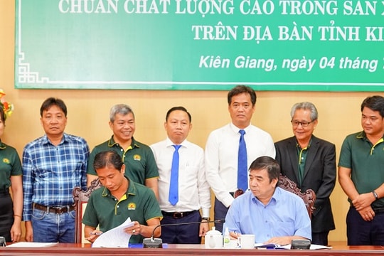 Lộc Trời hợp tác với MB Bank sản xuất lúa gạo quy mô lớn tại Kiên Giang