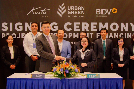 Kusto Home và BIDV ký kết tài trợ dự án Urban Green
