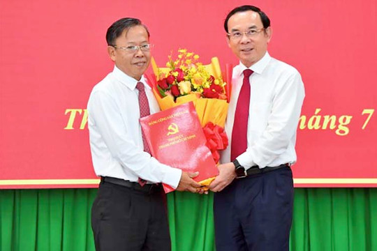 Đồng chí Nguyễn Hữu Hiệp giữ chức Bí thư Thành uỷ TP Thủ Đức
