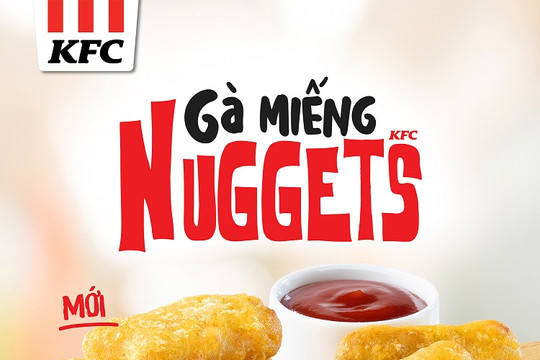 Gà miếng Nuggets của KFC - Giòn đậm vị