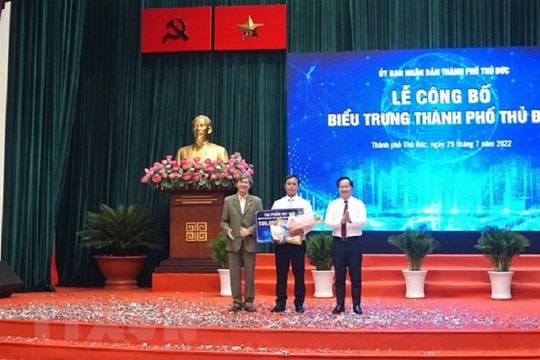 Công bố biểu trưng thành phố Thủ Đức (TP.HCM)