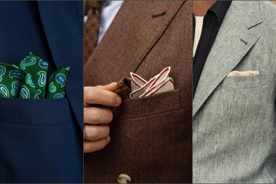 Lịch sử chiếc khăn cài túi áo của quý ông