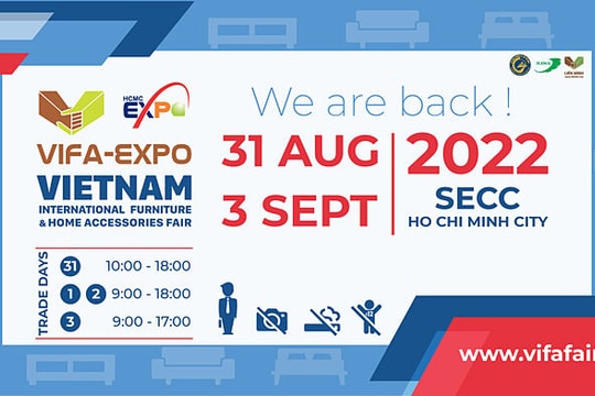 Hội chợ Quốc tế Đồ gỗ và Mỹ nghệ xuất khẩu Việt Nam mở cửa trở lại