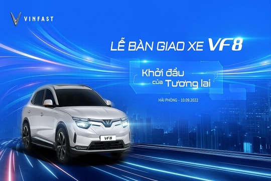 VinFast chuẩn bị bàn giao lô xe điện VF 8