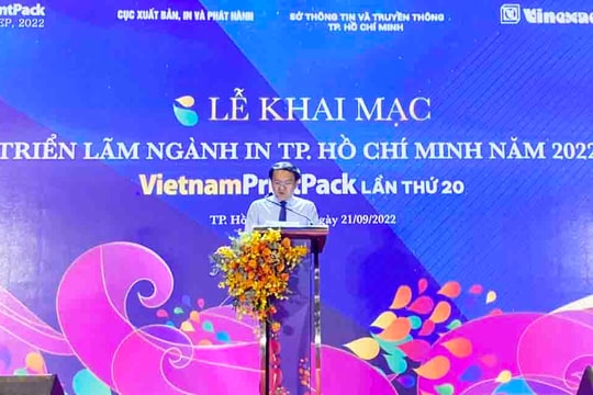 135 đơn vị tham gia Triển lãm ngành in TP.HCM năm 2022
