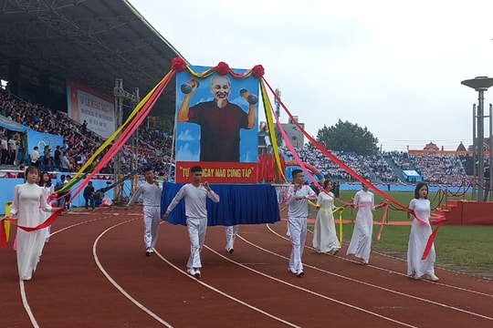 2.000 vận động viên tham gia Đại hội thể dục thể thao tỉnh Lạng Sơn năm 2022