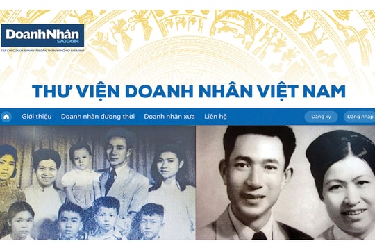 Thư viện số Doanh nhân Việt Nam: Kho dữ liệu về doanh nhân Việt Nam