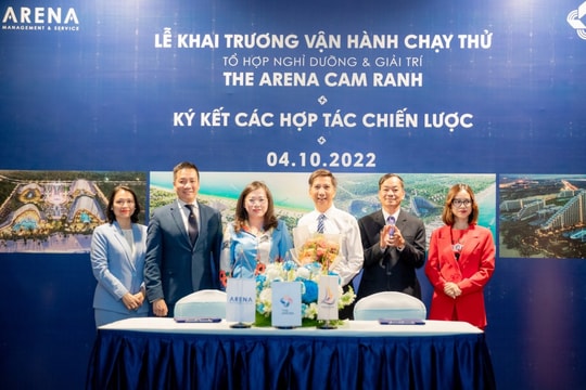Khánh Hòa: Vận hành chạy thử Tổ hợp nghỉ dưỡng và giải trí The Arena