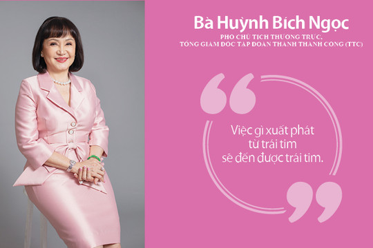 Bà Huỳnh Bích Ngọc - Chủ tịch HĐQT công ty Thành Thành Công