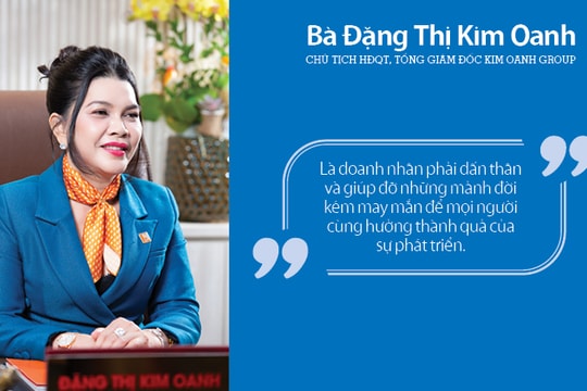 Bà Đặng Thị Kim Oanh - Chủ tịch HĐQT, Tổng Giám đốc Kim Oanh Group
