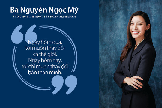 Bà Nguyễn Ngọc Mỹ - Phó chủ tịch HĐQT kiêm Tổng giám đốc Tập đoàn AlphaNam