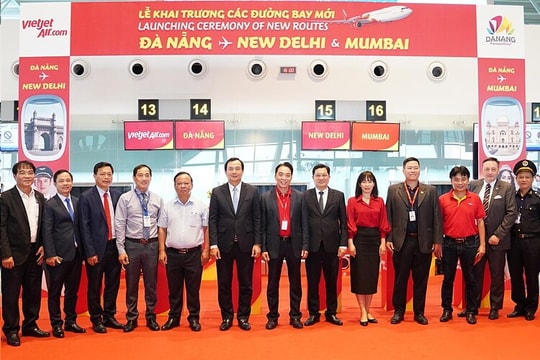 Bay dễ dàng giữa Đà Nẵng và New Delhi, Mumbai (Ấn Độ) cùng Vietjet