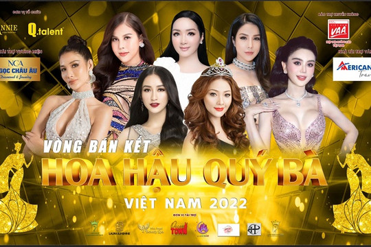Top 5 Hoa hậu Quý bà Việt Nam 2022 tham gia cuộc thi quốc tế
