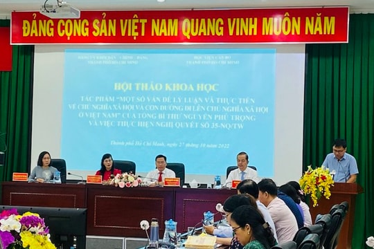 Hội thảo khoa học về lý luận và thực tiễn về chủ nghĩa xã hội và con đường đi lên chủ nghĩa xã hội ở Việt Nam