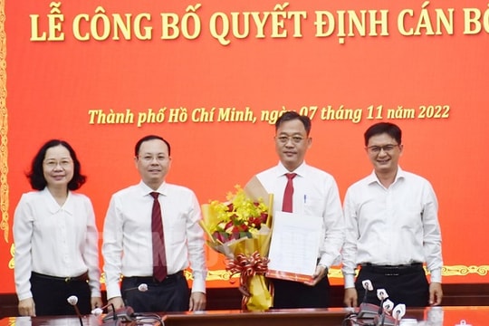 Ông Nguyễn Minh Đức làm Phó chánh Văn phòng Thành ủy TP.HCM