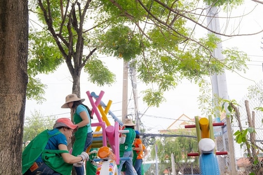 BASF và Think Playgrounds trao tặng sân chơi cộng đồng thứ 6
