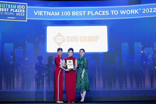 Sun Group nằm trong “Top 30 nơi làm việc tốt nhất Việt Nam”
