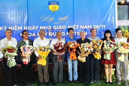 Khoa Xây dựng - Đại học Công nghệ TP.HCM: Tổ chức buổi họp mặt nhân ngày Nhà giáo Việt Nam