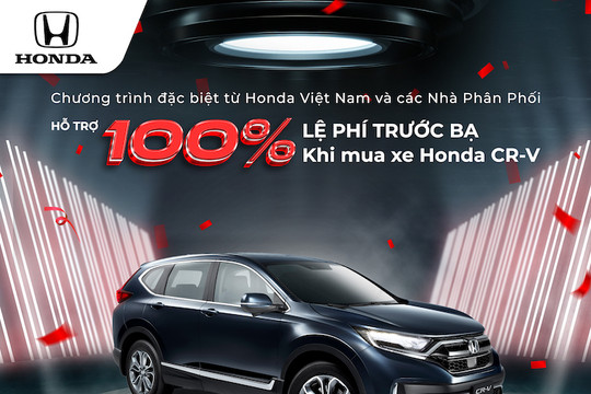 Honda Việt Nam ưu đãi khách hàng mua Honda CR-V