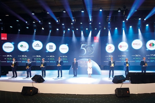 Vinh danh top 50 công ty kinh doanh hiệu quả nhất Việt Nam một thập kỷ