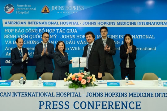 Bệnh viện Quốc tế Mỹ hợp tác lâu dài cùng Johns Hopkins Medicine International