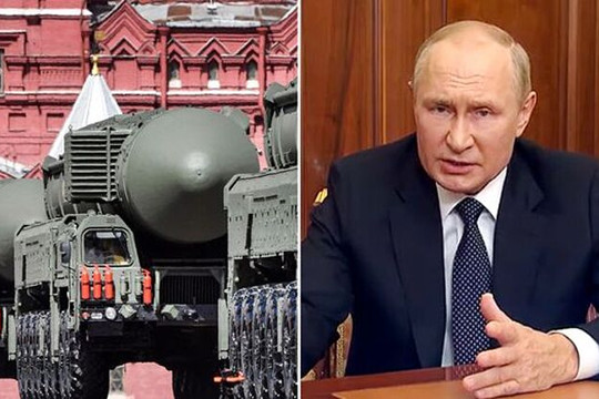 Putin: Nguy cơ xảy ra chiến tranh hạt nhân đang tăng