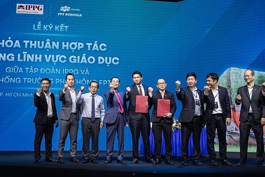 IPPG và FPT ký kết hợp tác phát triển bộ sách AI