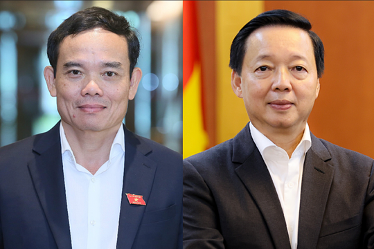 Ông Trần Lưu Quang và ông Trần Hồng Hà trở thành tân Phó thủ tướng
