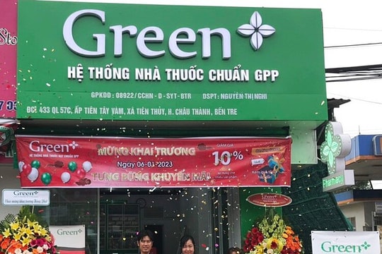GREEN+ Khai trương thêm 2 nhà thuốc tại Bến Tre