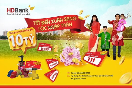 HDBank khởi động chương trình “tìm tỷ phú” đầu tiên của năm 2023