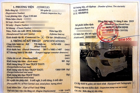 Buôn bán tem đăng kiểm giả có thể đối diện 7 năm tù