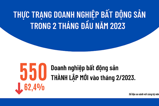 Thực trạng doanh nghiệp bất động sản hai tháng đầu năm 2023 Thực trạng doanh nghiệp bất động sản hai tháng đầu năm 2023