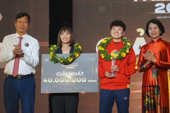 Giải thưởng Fair-Play 2022 vinh danh đội tuyển bóng đá nữ Việt Nam
