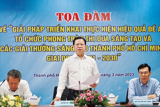 Thi đua sáng tạo cần gắn liền với thực tiễn Thi đua sáng tạo cần gắn liền với thực tiễn