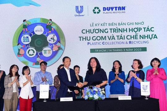 Unilever Việt Nam và Duy Tân hợp tác thu gom và tái chế nhựa