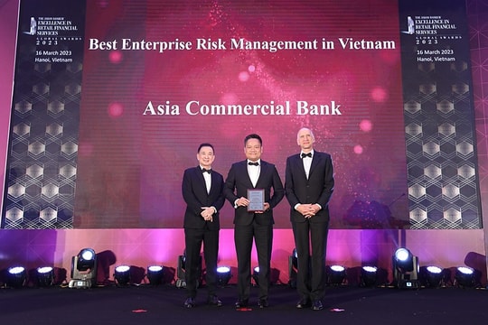 ACB nhận giải ngân hàng quản trị rủi ro tốt nhất Việt Nam 2022