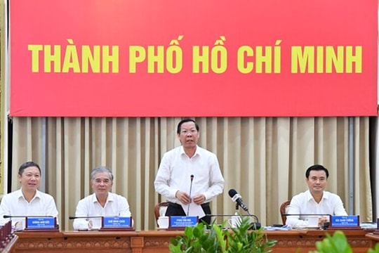 TP.HCM tập trung tháo gỡ khó khăn cho doanh nghiệp để thúc đẩy tiến độ các dự án TP.HCM tập trung tháo gỡ khó khăn cho doanh nghiệp để thúc đẩy tiến độ các dự án