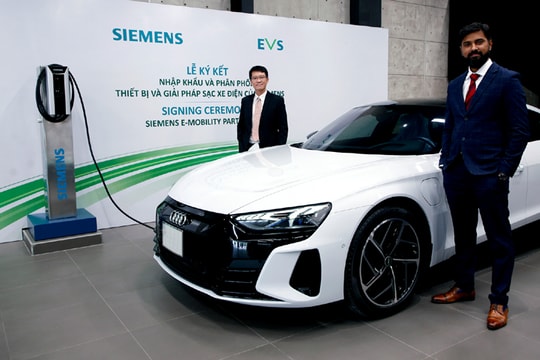 Siemens và EVS hợp tác cung cấp thiết bị sạc xe điện tại Việt Nam
