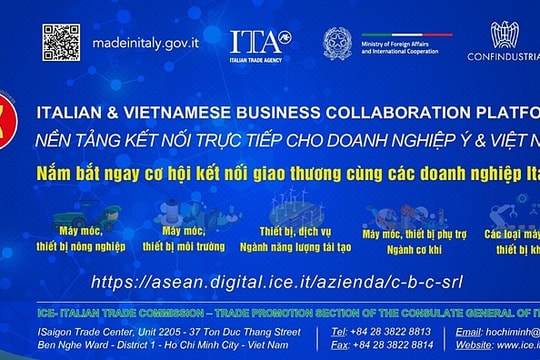 Italian & Vietnamese Business Collaboration Platform: Nền tảng trực tuyến kết nối doanh nghiệp Ý và Việt Nam