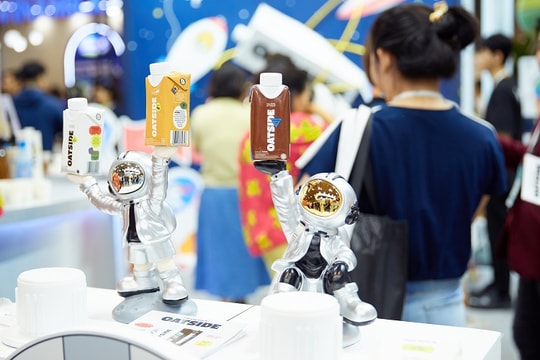 Hành tinh Oatside tại Café Show Vietnam 2023 thu hút nhiều khách tham quan