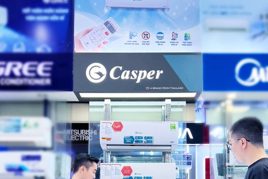 Casper Việt Nam đạt vị trí top 2 thị phần điều hòa tháng 3/2023