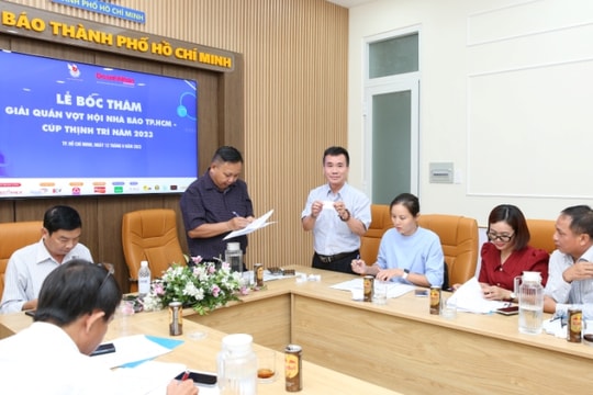 Gần 150 vận động viên tham gia Giải quần vợt Hội Nhà báo TP.HCM mở rộng năm 2023 - Cúp Thịnh Trí Gần 150 vận động viên tham gia Giải quần vợt Hội Nhà báo TP.HCM mở rộng năm 2023 - Cúp Thịnh Trí