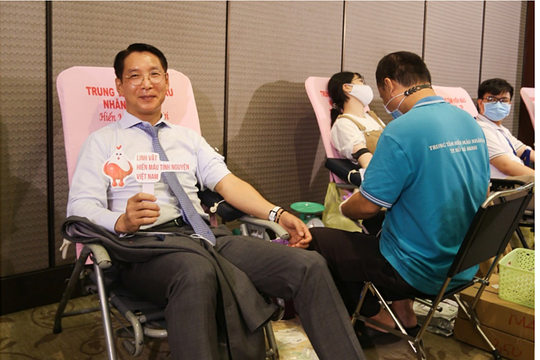 Lotte Sài Gòn tham gia chương trình hiến máu nhân đạo