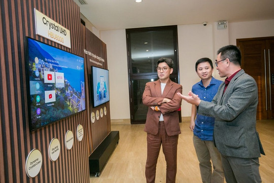 Samsung giới thiệu nhiều giải pháp hiển thị cho khách sạn và doanh nghiệp