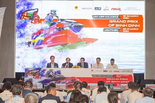 Bình Định tổ chức Giải đua thuyền máy nhà nghề quốc tế Grand Prix of Binh Dinh 2024