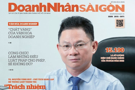 Tạp chí Doanh Nhân Sài Gòn ra mắt bộ mới từ số 653