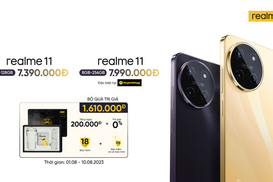 Realme 11 Series ra mắt thị trường Việt Nam, giá từ 7,39 triệu đồng