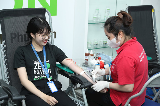 Herbalife Việt Nam tổ chức hiến máu nhân đạo