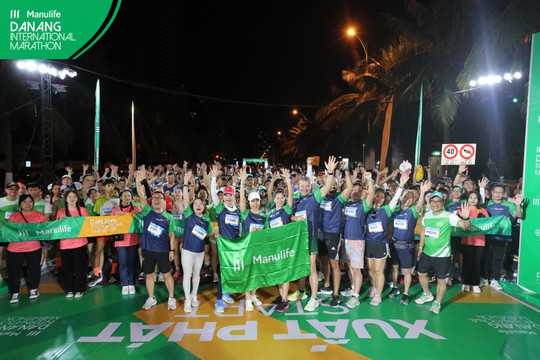 Hơn 9.000 vận động viên tham gia Marathon Quốc tế Đà Nẵng Manulife 2023